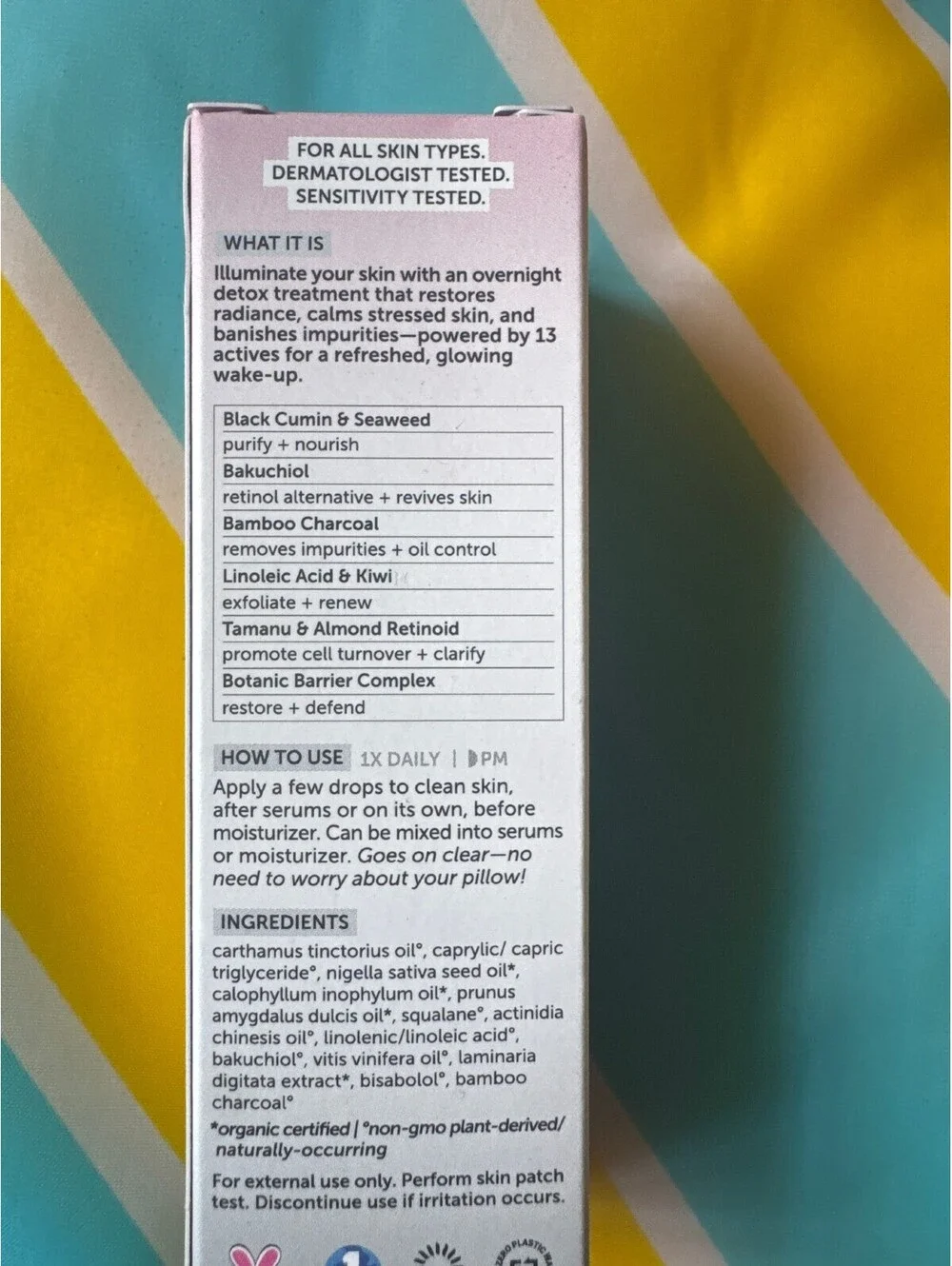 Earth Harbor Obscura Night Repair Concentrate 1oz NIB Bakuchiol